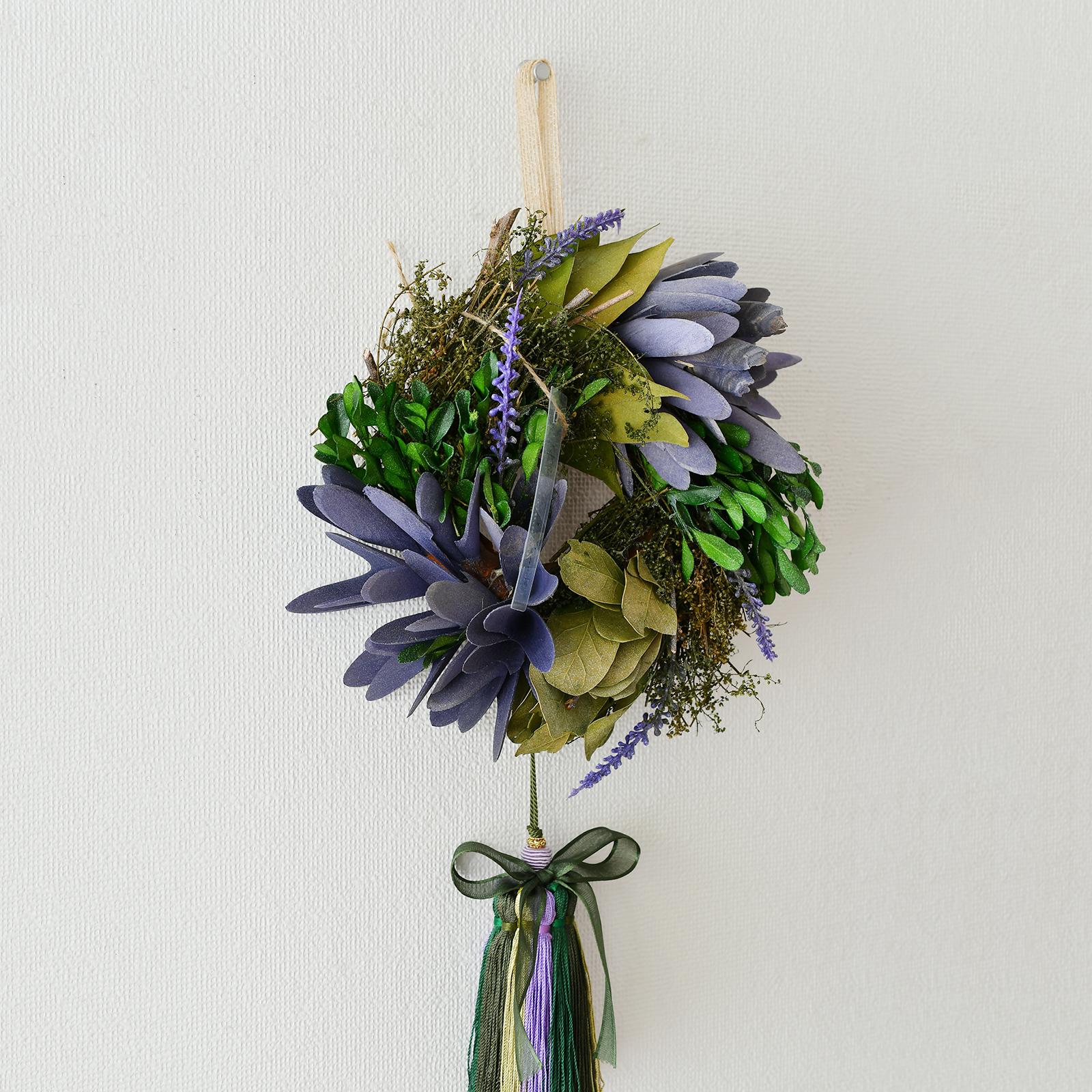 タッセルリース / グリーンパープル | 2枚目