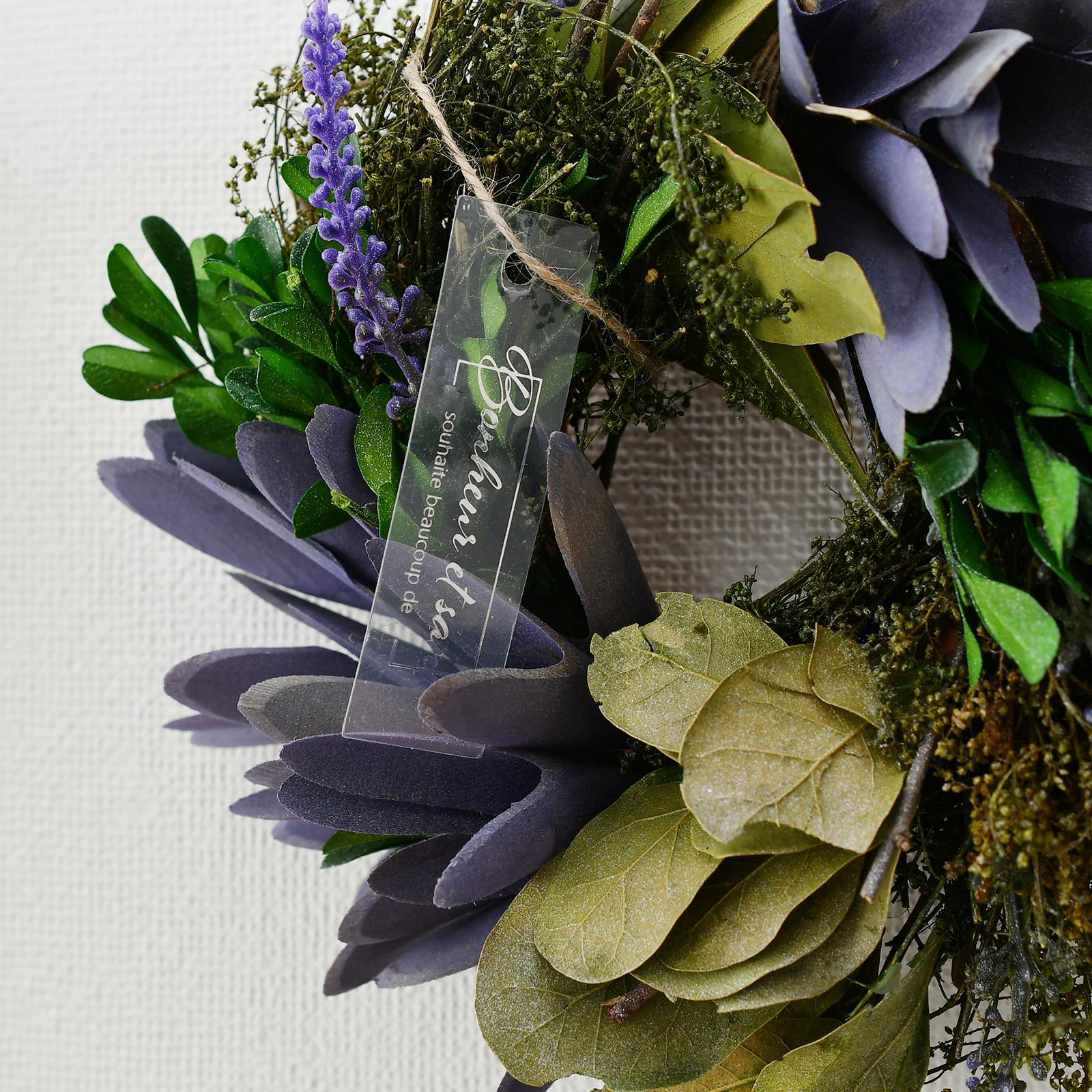 タッセルリース / グリーンパープル | 4枚目