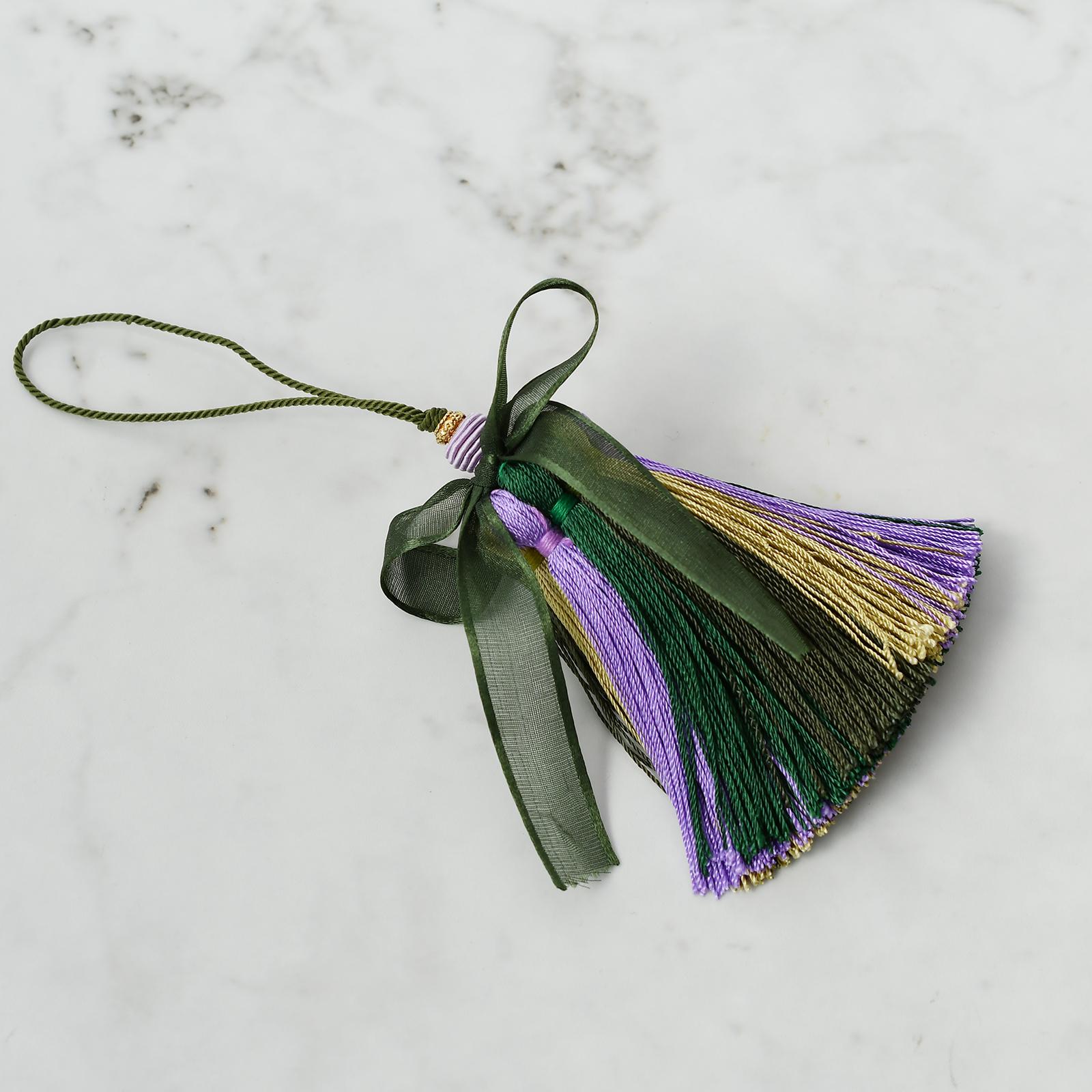 タッセルリース / グリーンパープル | 5枚目