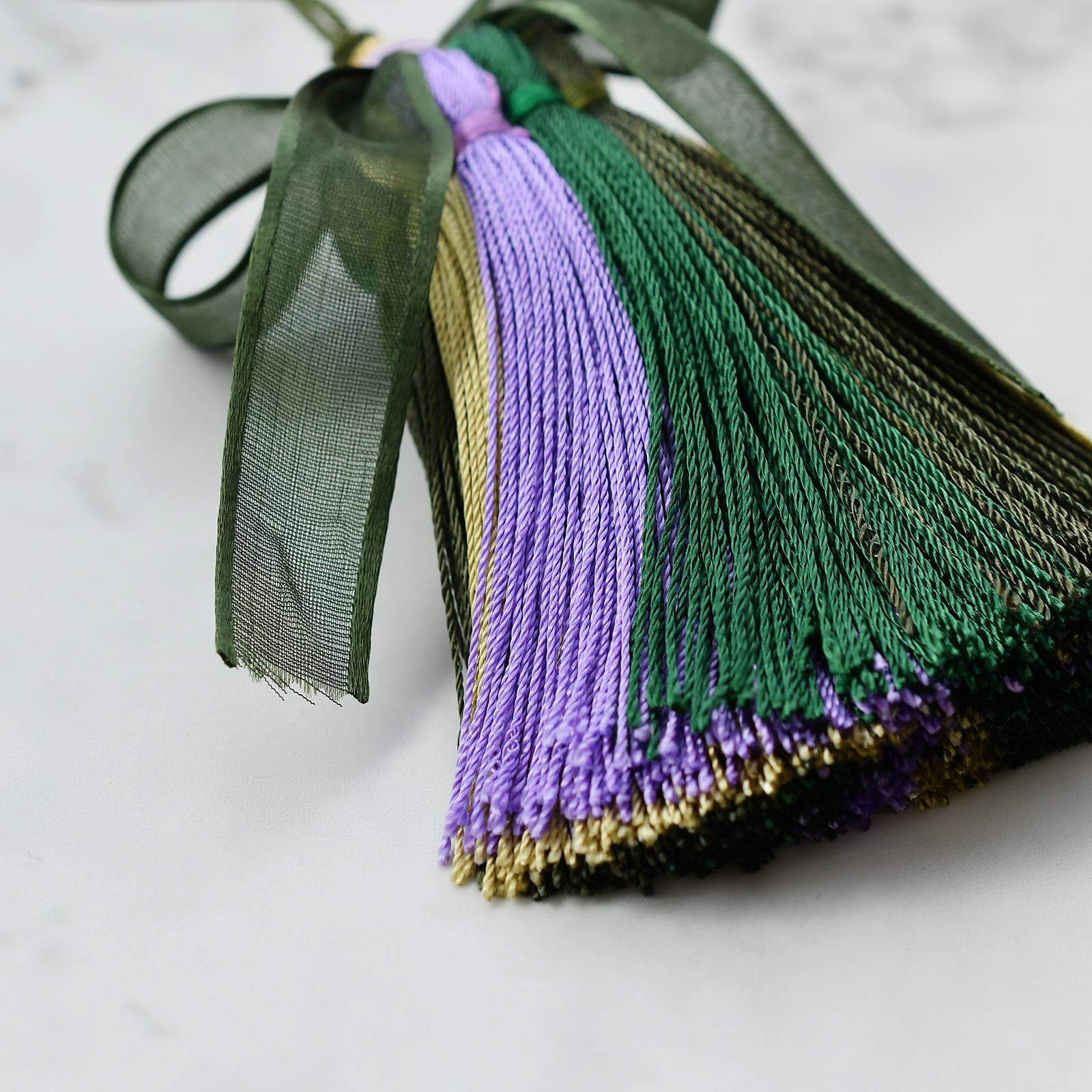 タッセルリース / グリーンパープル | 6枚目