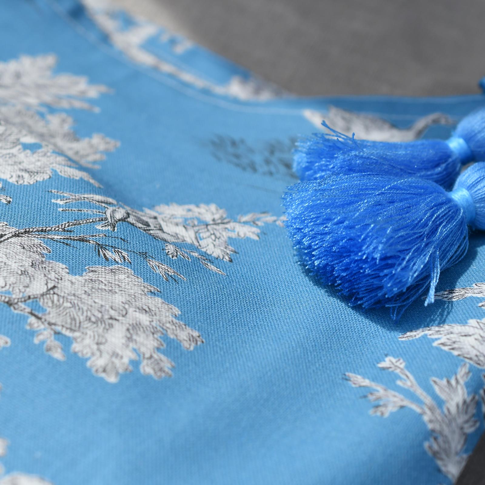 タッセルつきサブバッグ/Green or Blue | 3枚目