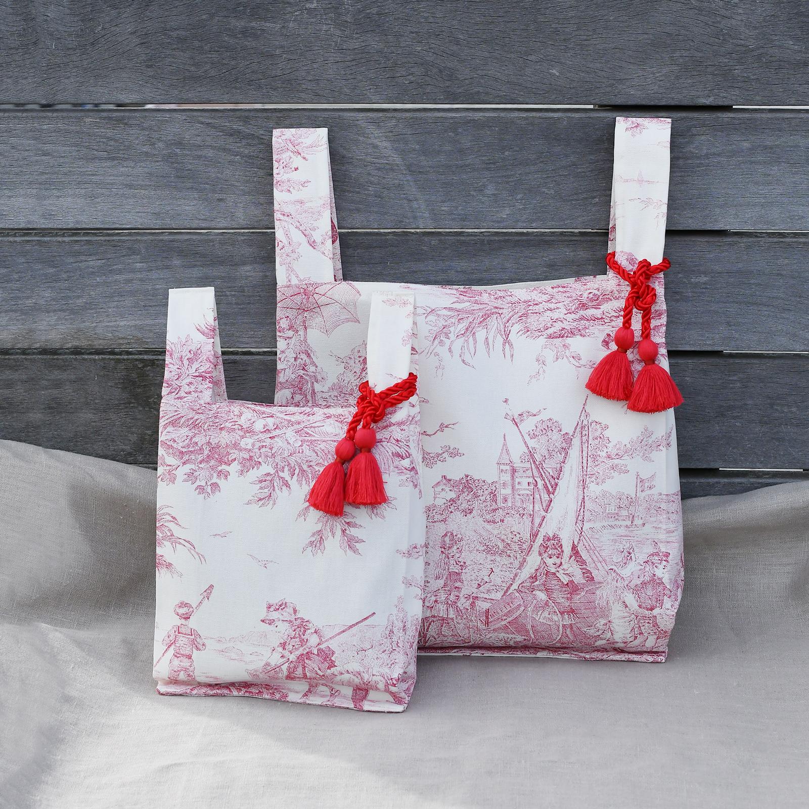 タッセルつきサブバッグ/Red1枚目の画像