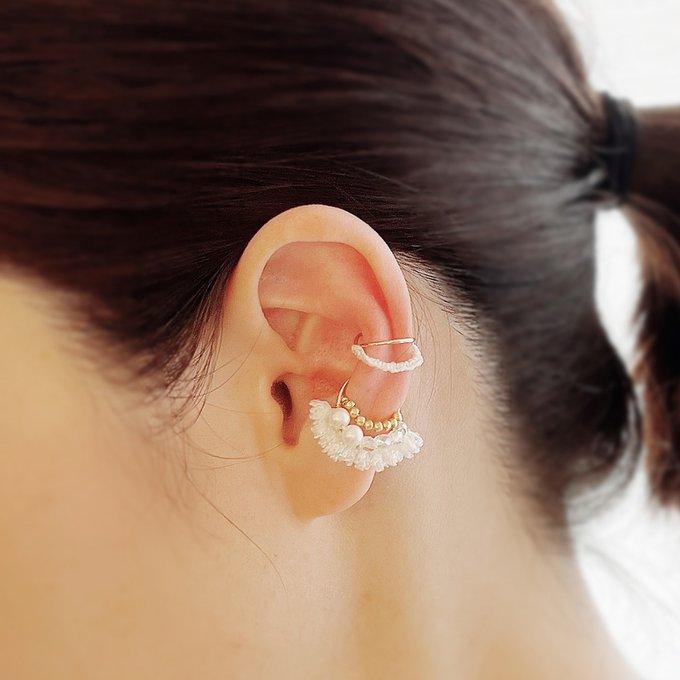 タッセルイヤーカフ　セット/Pink | 5枚目