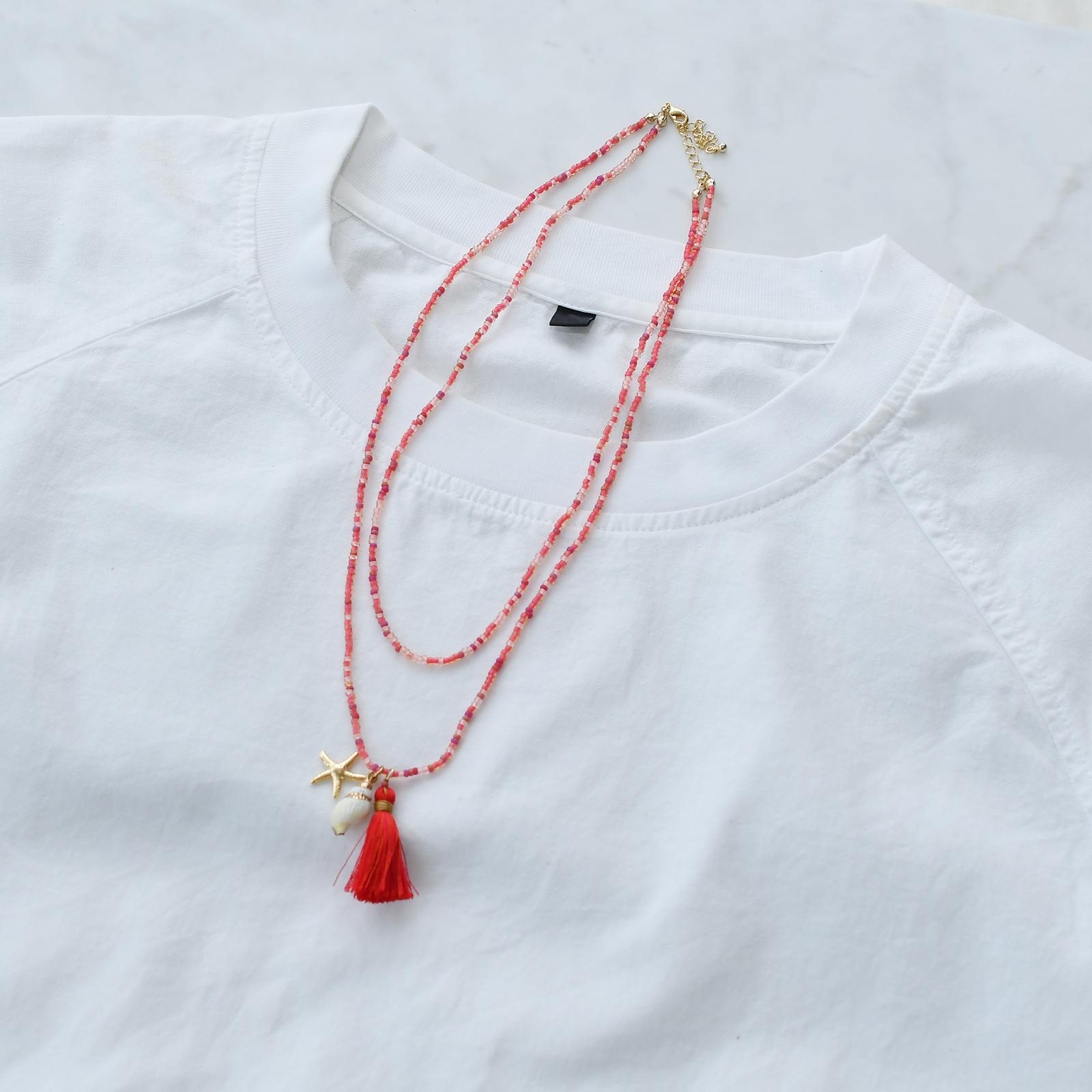 数量限定 夏のエスプリタッセルネックレス | 6枚目