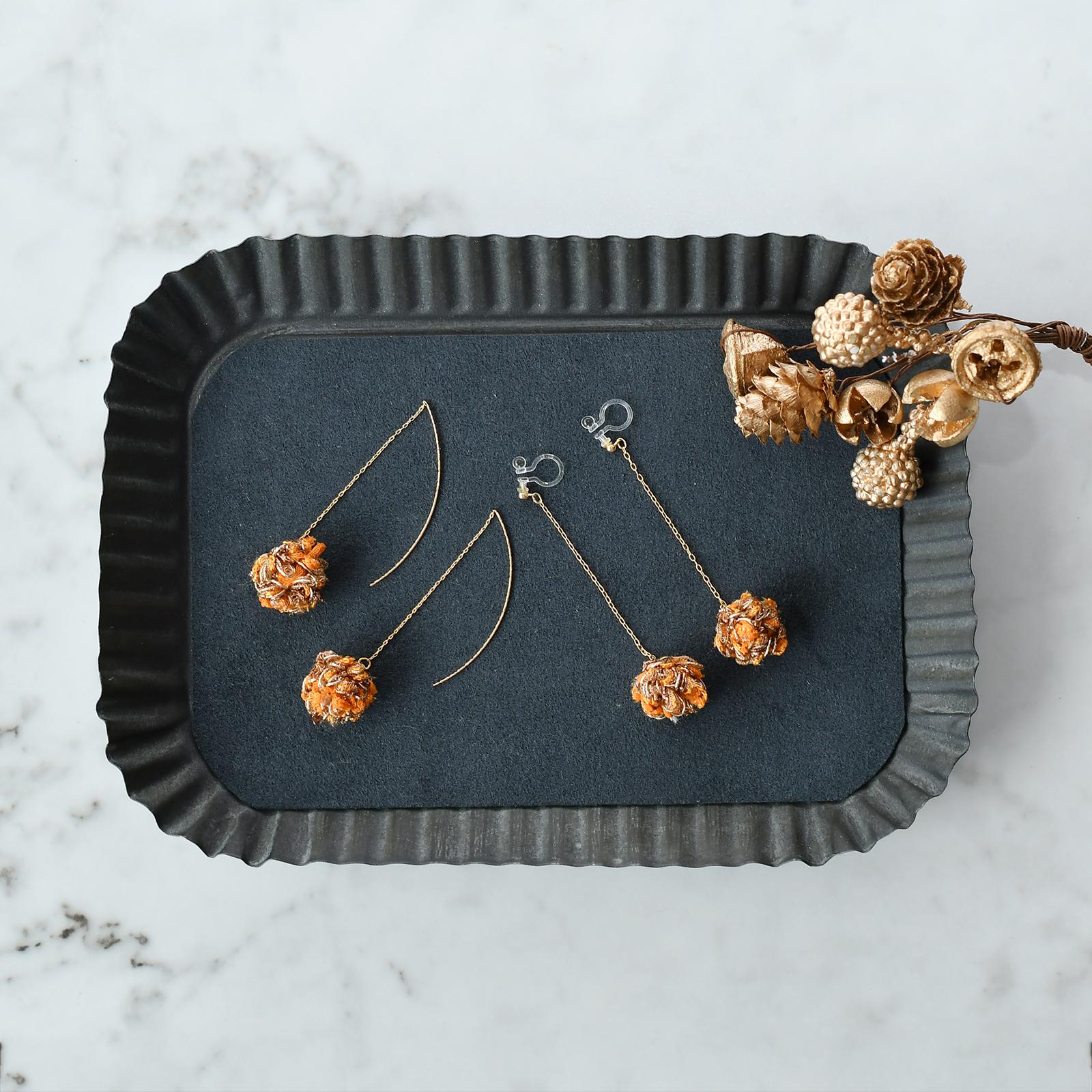 あき　モールタッセルピアス・イヤリング　木の実 | 9枚目