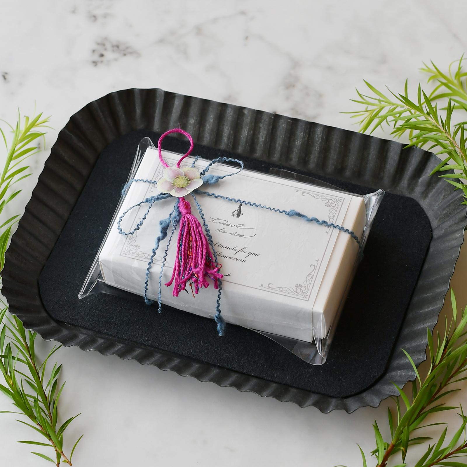 あき　イチョウ並木タッセルピアス・イヤリング | 7枚目