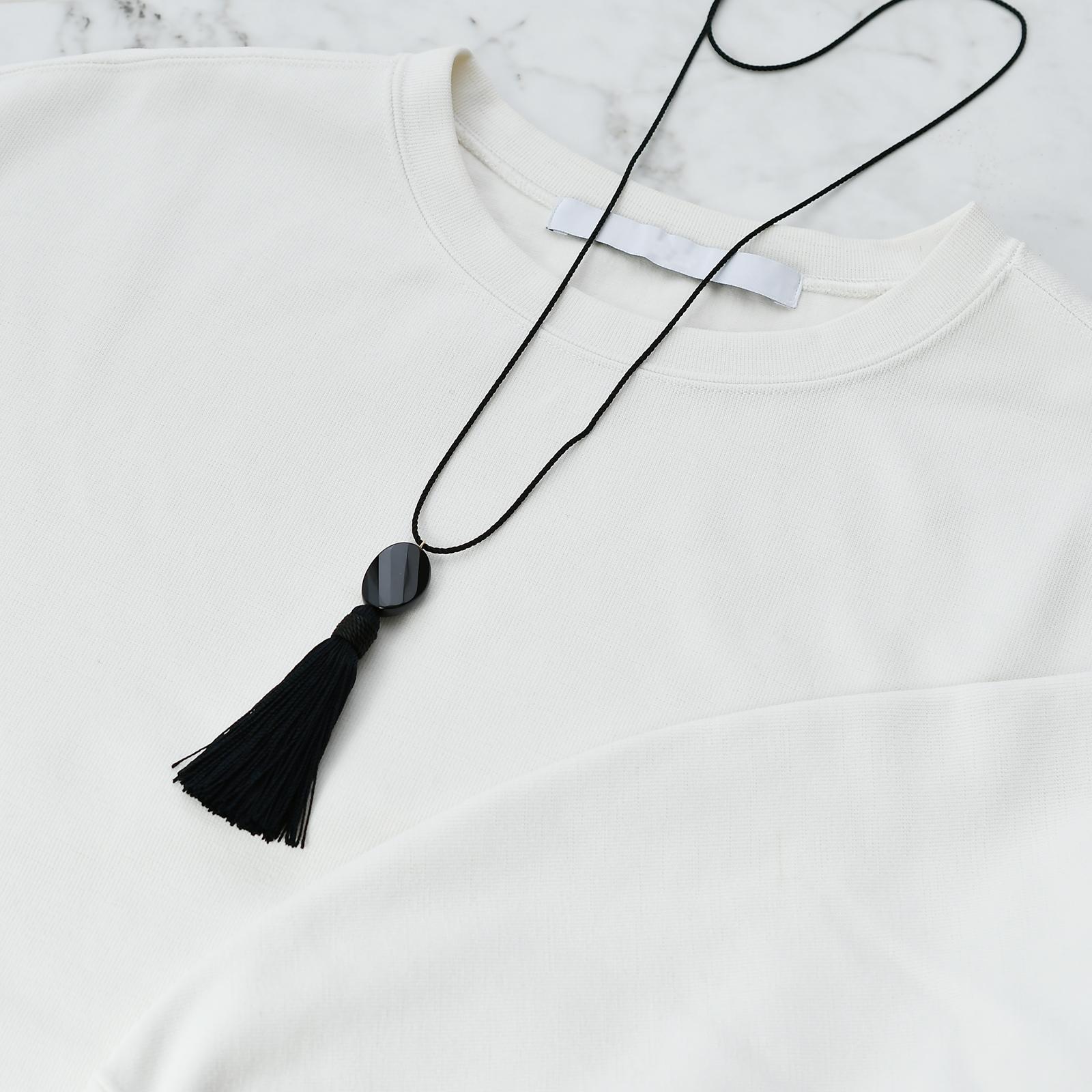 数量限定 オニキスタッセルネックレス | 8枚目